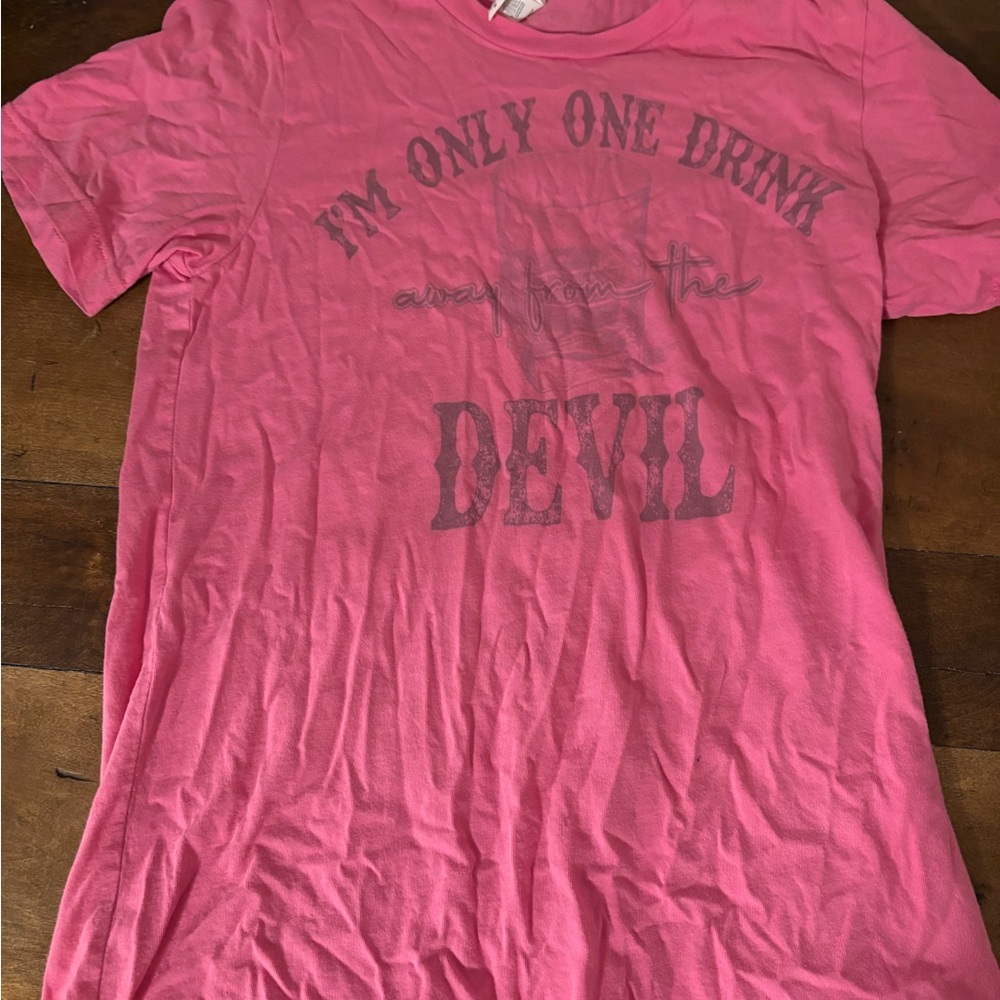Pink Graphic Tee